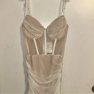 Windsor Cream Chemise with Lace Details